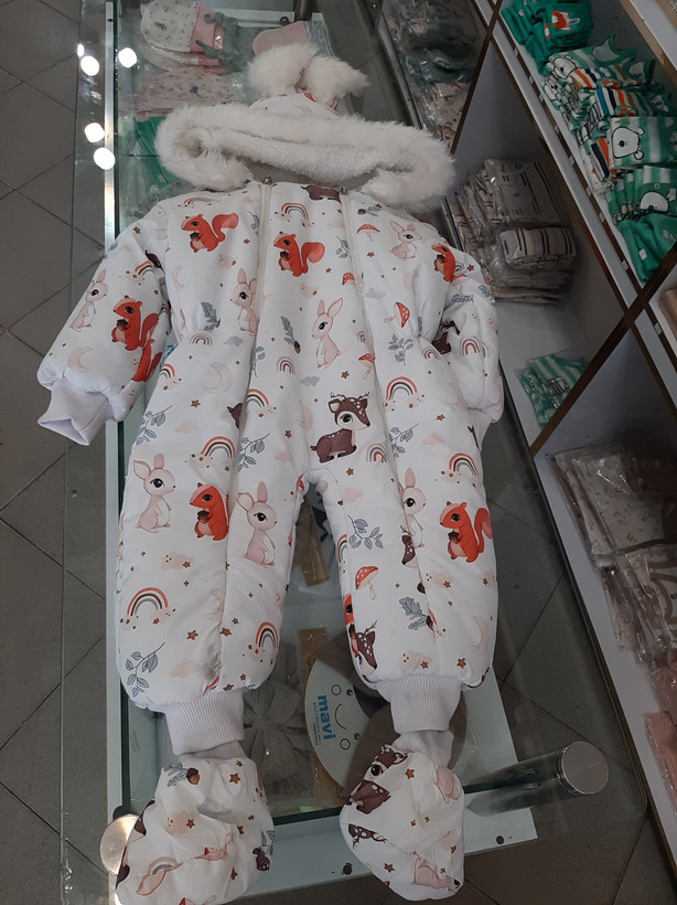 سرهمی شمعی خز خرگوشی سایز ۳ ماه تا ۱۸ ماه