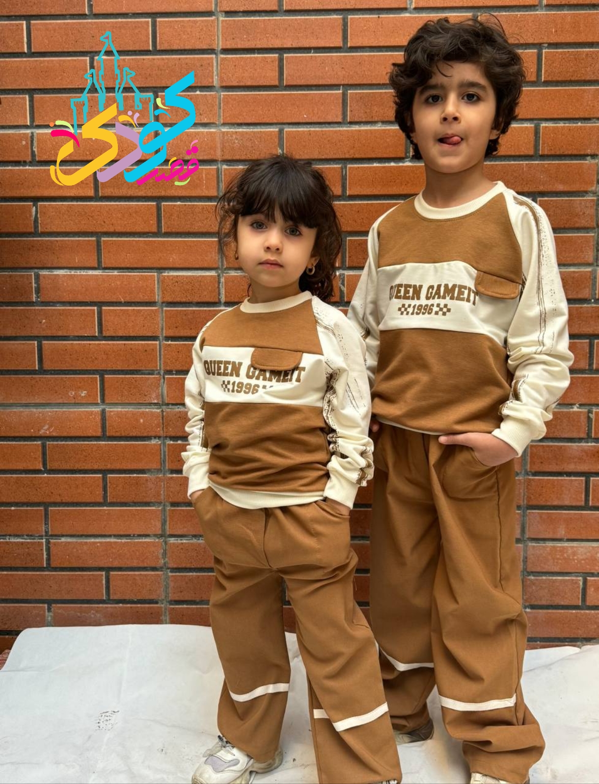 بلیزوشلوار اسپرت سایزبندی 40.45.50.55 ،مناسب ۲تا۸سال