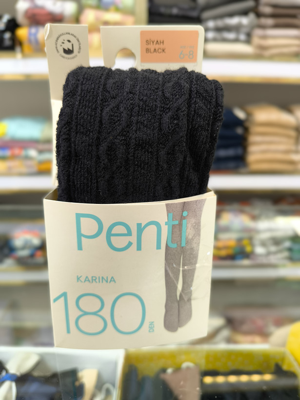 جوراب شلواری بافتی Penti اصل ترکیه مدل کارینا سایز ۲تا۳سال