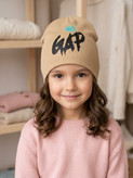 کلاه بچگانه پنبه کشی مدل gap سایز ۵تا۱۰ سال