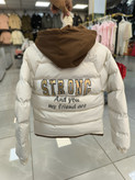 کاپشن پسرانه زمستانه Balenciaga وارداتی (داخل تمامخز و کلاه زیپی) سایز ۱۰تا۱۵ سال