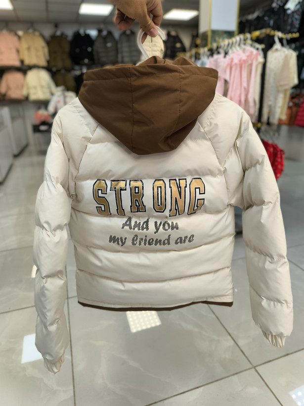 کاپشن پسرانه زمستانه Balenciaga وارداتی (داخل تمامخز و کلاه زیپی) سایز ۱۰تا۱۵ سال